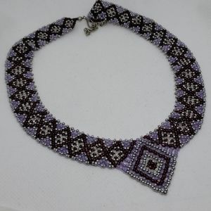 Hand beaded necklace